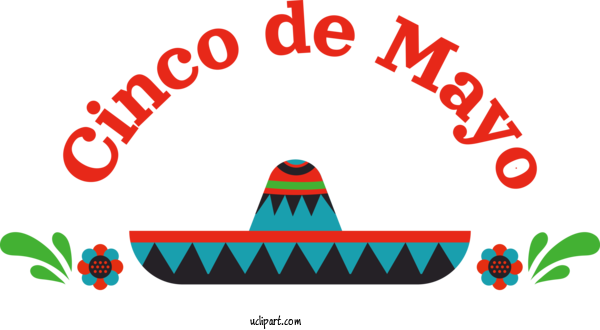 Free Holidays Design Logo Plant For Cinco De Mayo Clipart Transparent Background