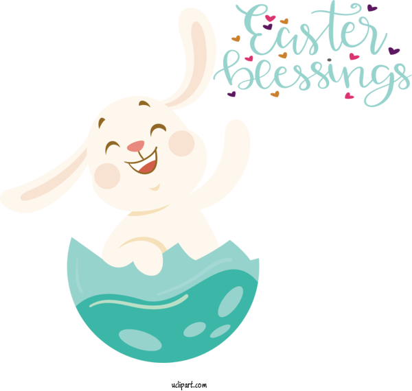 Free Holidays Christian Clip Art Easter Bunny Drawing For Easter Clipart Transparent Background