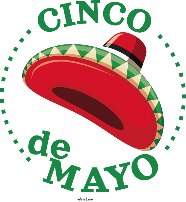 Free Holidays Logo Line Fruit For Cinco De Mayo Clipart Transparent Background