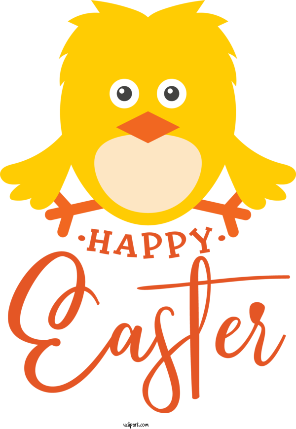 Free Holidays Smiley Beak Yellow For Easter Clipart Transparent Background