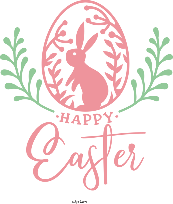 Free Holidays Easter Bunny Easter Egg Design For Easter Clipart Transparent Background