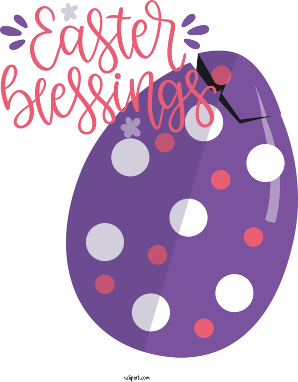 Free Holidays Design Circle Violet For Easter Clipart Transparent Background