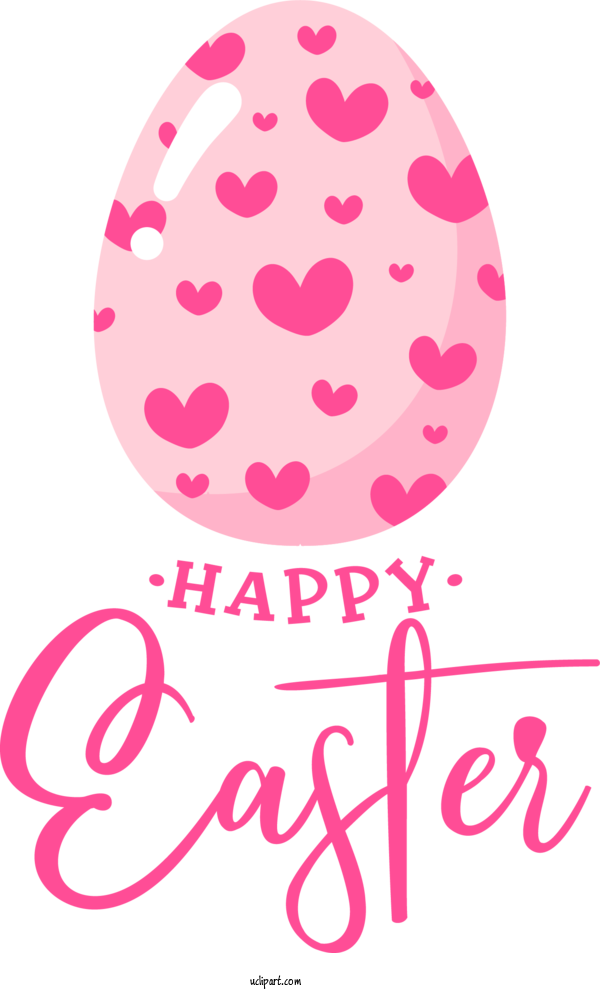 Free Holidays Design Line Heart For Easter Clipart Transparent Background