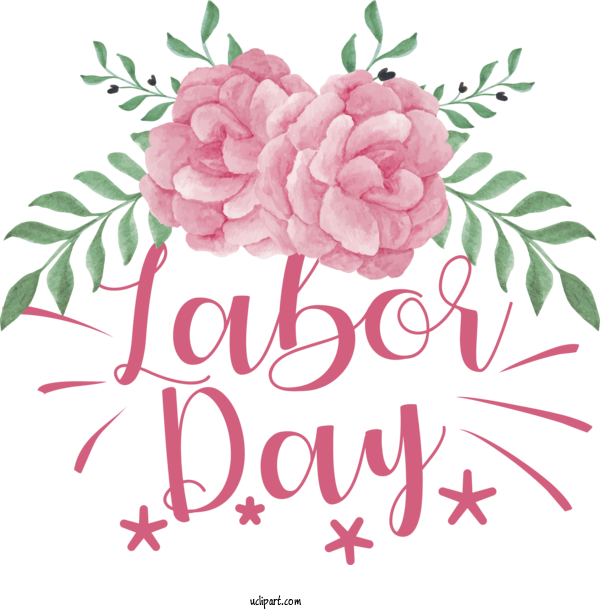 Free Holidays Floral Design Flower Cut Flowers For Labor Day Clipart Transparent Background