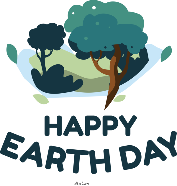 Free Holidays Human Logo Plant For Earth Day Clipart Transparent Background
