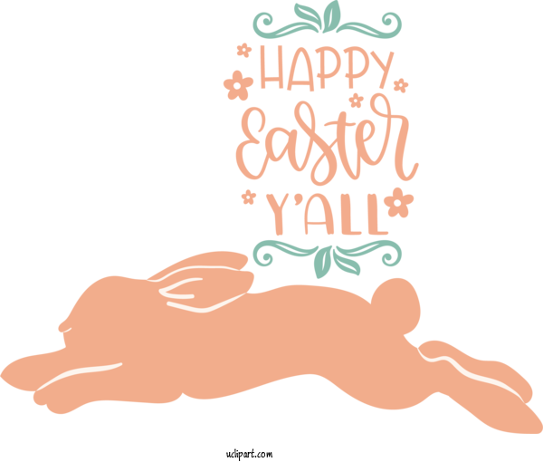 Free Holidays Cartoon Logo Joint For Easter Clipart Transparent Background