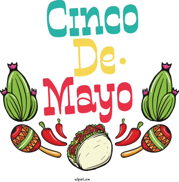 Free Holidays Flower Vegetable Commodity For Cinco De Mayo Clipart Transparent Background
