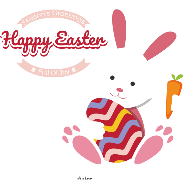 Free Holidays Easter Bunny Easter Egg Easter Bunny Rabbit For Easter Clipart Transparent Background