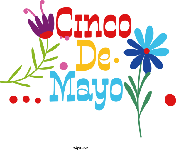Free Holidays Floral Design Cut Flowers Flower For Cinco De Mayo Clipart Transparent Background