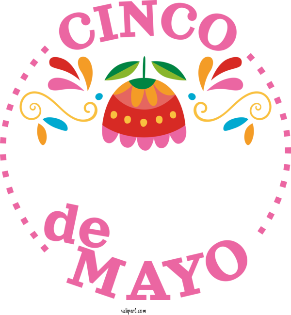 Free Holidays Design Logo Line For Cinco De Mayo Clipart Transparent Background