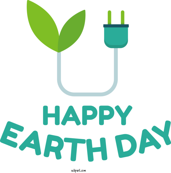 Free Holidays Logo Design For Earth Day Clipart Transparent Background