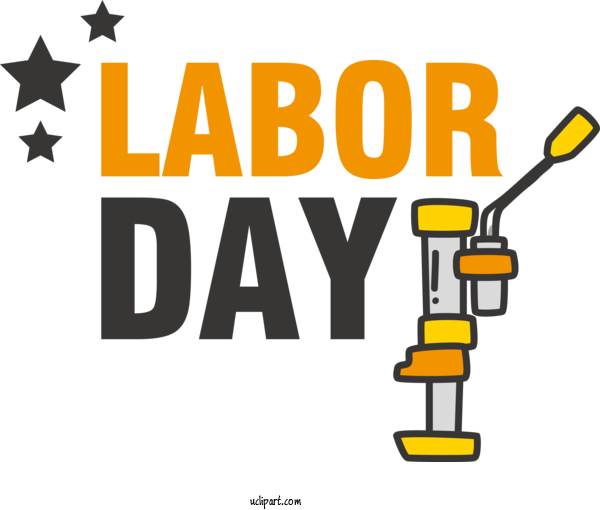 Free Holidays Human Logo Cartoon For Labor Day Clipart Transparent Background
