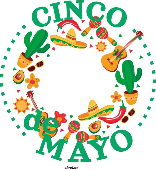 Free Holidays Design Mexican Cuisine Mexico For Cinco De Mayo Clipart Transparent Background