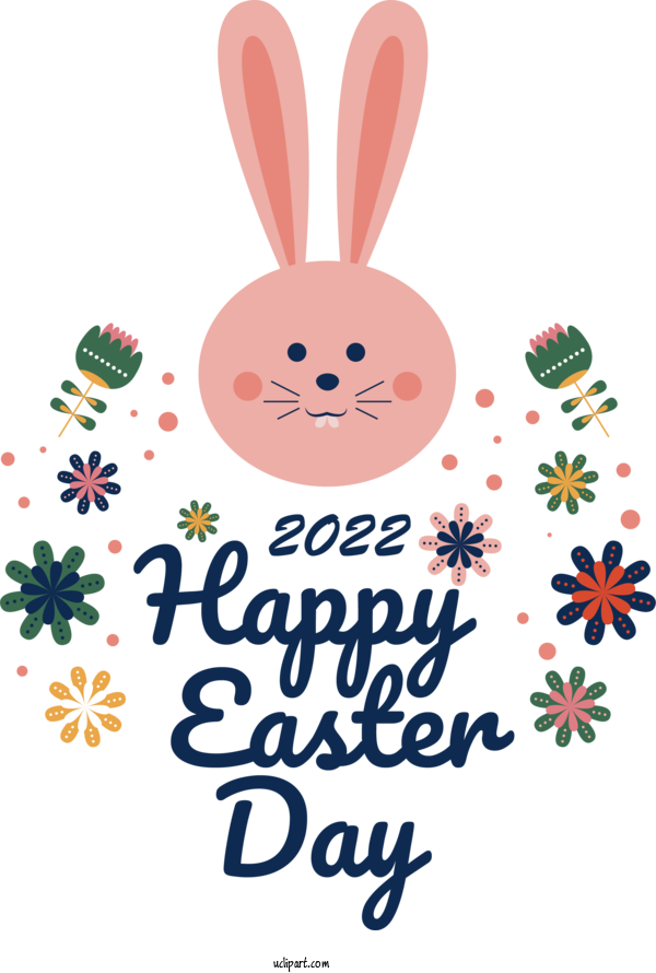 Free Holidays Easter Bunny Design Rabbit For Easter Clipart Transparent Background