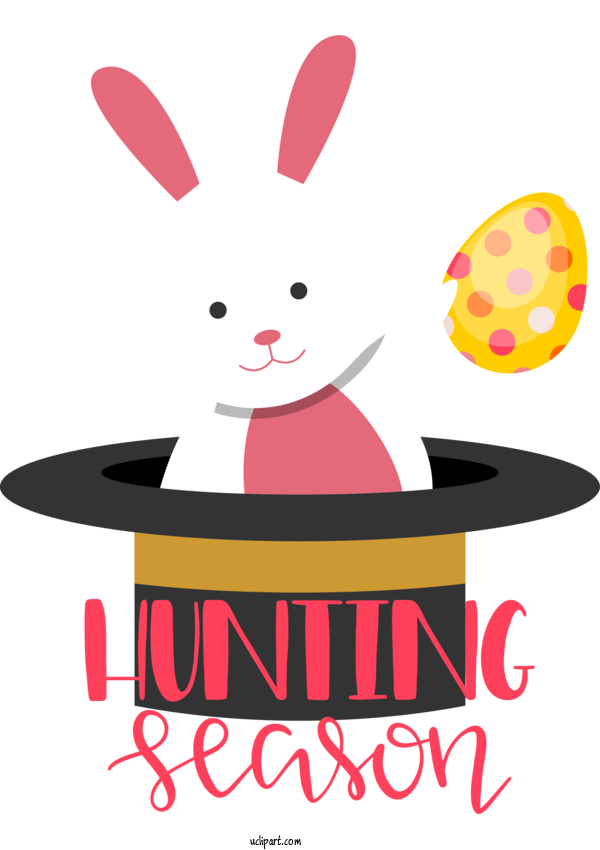 Free Holidays Easter Bunny Logo Line For Easter Clipart Transparent Background
