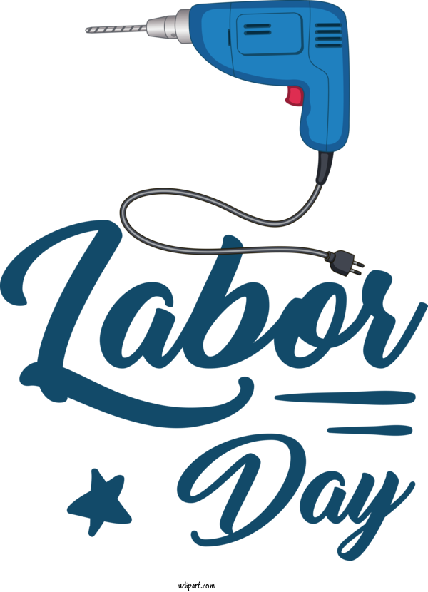 Free Holidays Cartoon Logo Design For Labor Day Clipart Transparent Background