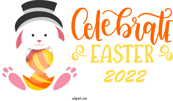 Free Holidays Cartoon Line Happiness For Easter Clipart Transparent Background
