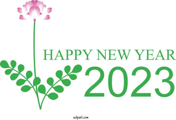 Free Holidays Clearly Canadian Leaf Plant Stem For New Year 2023 Clipart Transparent Background