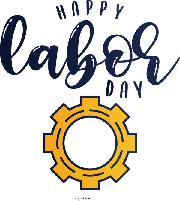 Free Holidays Human Circle Logo For Labor Day Clipart Transparent Background