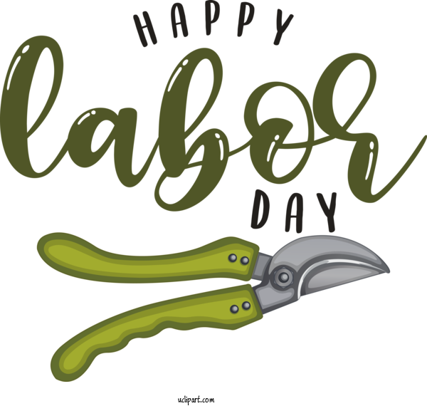 Free Holidays Cartoon Logo Plant For Labor Day Clipart Transparent Background