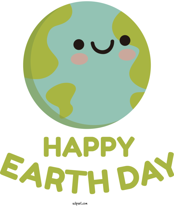 Free Holidays Human Cartoon Smiley For Earth Day Clipart Transparent Background