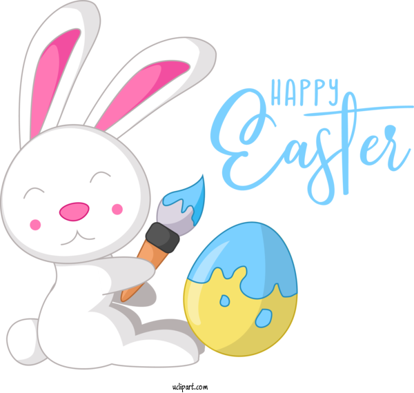 Free Holidays Easter Bunny Easter Egg Holiday For Easter Clipart Transparent Background