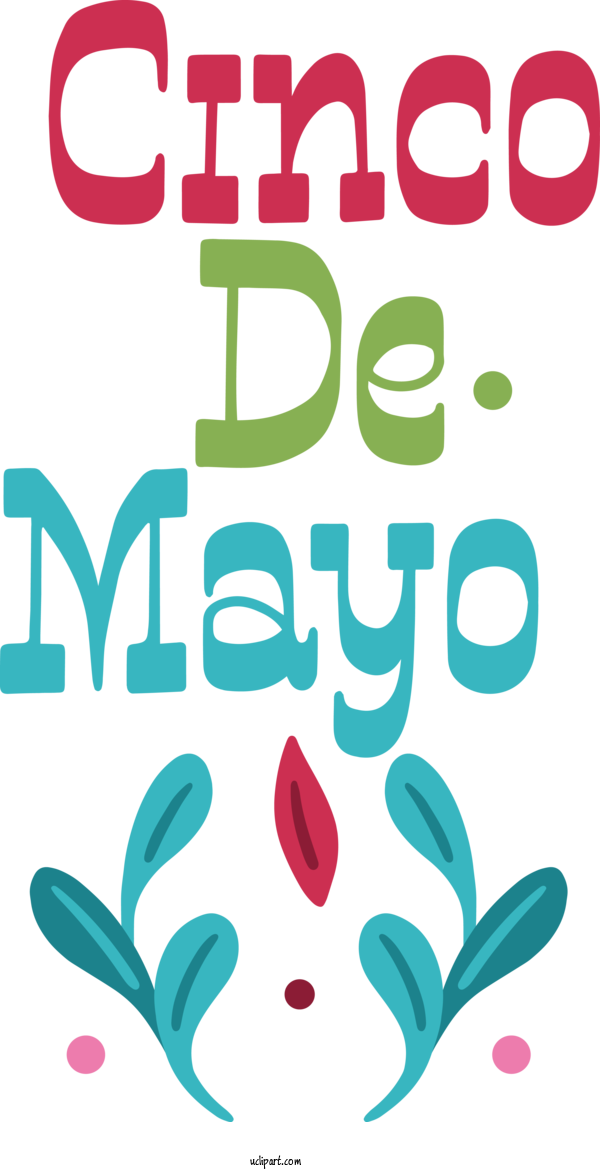 Free Holidays Flower Design Line For Cinco De Mayo Clipart Transparent Background