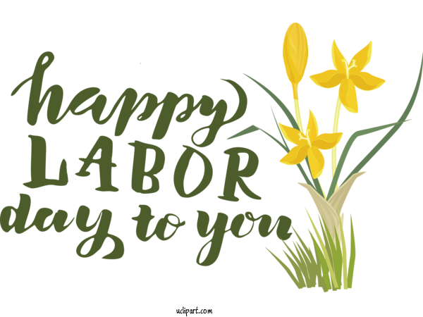 Free Holidays Floral Design Plant Stem Cut Flowers For Labor Day Clipart Transparent Background