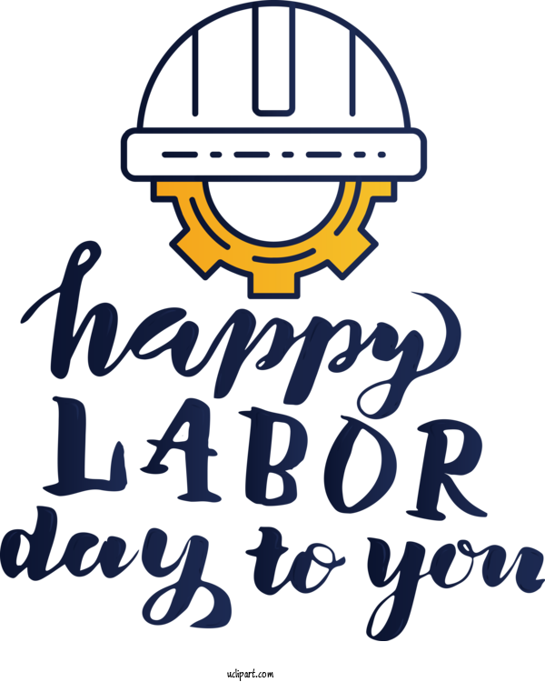 Free Holidays Human Logo Icon Platform For Labor Day Clipart Transparent Background