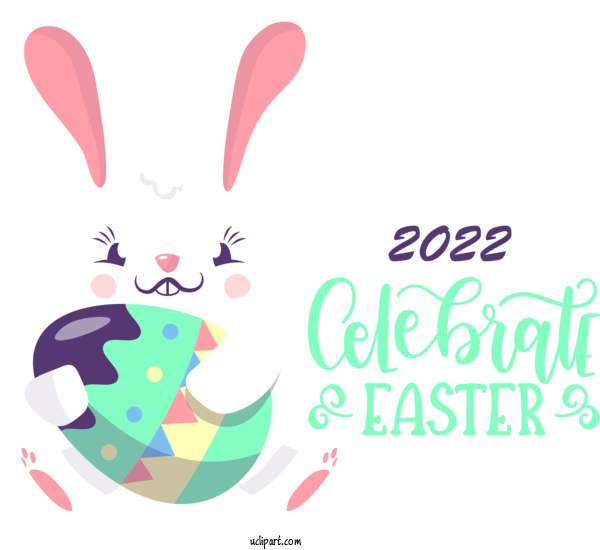 Free Holidays Easter Bunny Easter Egg Easter Basket For Easter Clipart Transparent Background