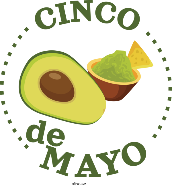 Free Holidays Natural Food Superfood Logo For Cinco De Mayo Clipart Transparent Background