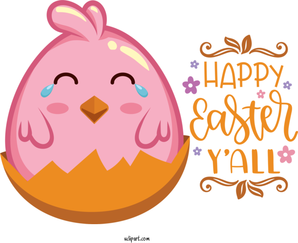 Free Holidays Cartoon Line Flower For Easter Clipart Transparent Background