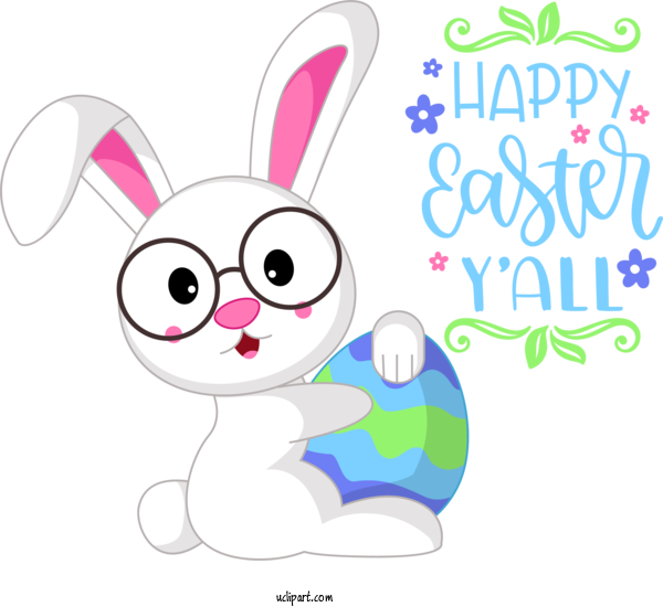 Free Holidays Hares Easter Bunny Cartoon For Easter Clipart Transparent Background