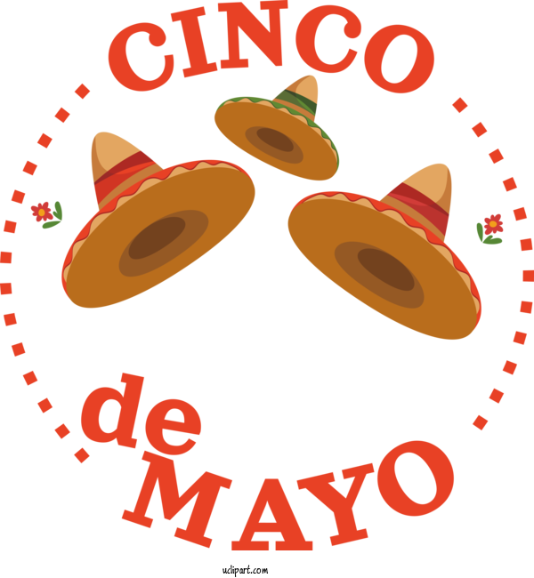 Free Holidays Line Snout Geometry For Cinco De Mayo Clipart Transparent Background