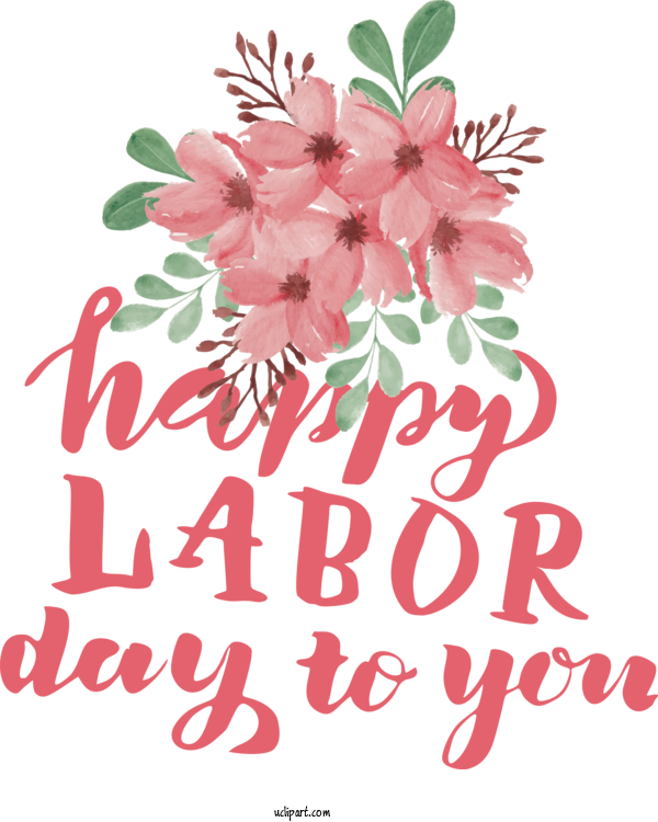Free Holidays Floral Design Cut Flowers Shrub For Labor Day Clipart Transparent Background