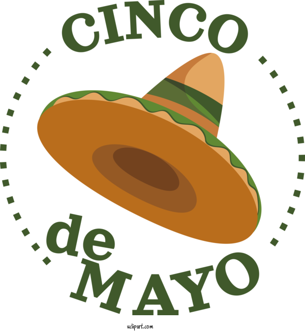 Free Holidays Vegetable Line Logo For Cinco De Mayo Clipart Transparent Background