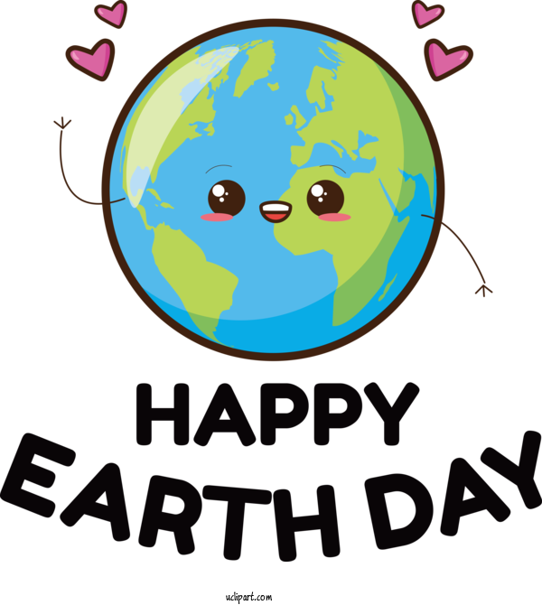 Free Holidays Human Cartoon Behavior For Earth Day Clipart Transparent Background