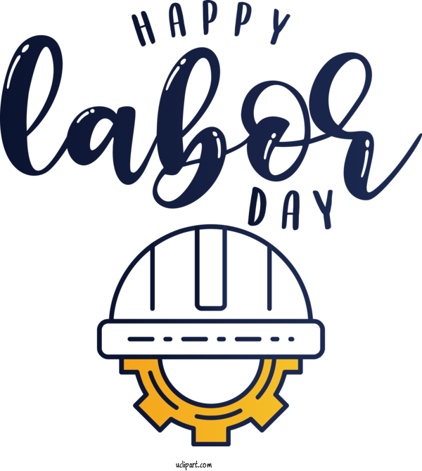 Free Holidays Human Logo Symbol For Labor Day Clipart Transparent Background