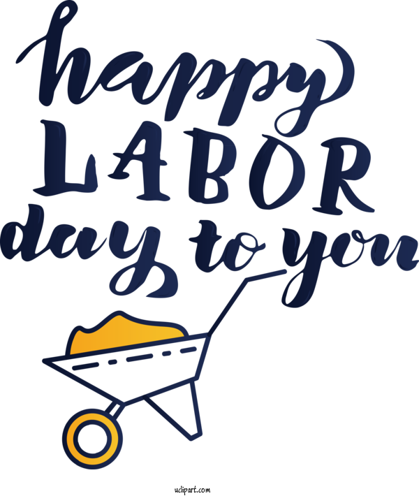 Free Holidays Human Logo Cartoon For Labor Day Clipart Transparent Background