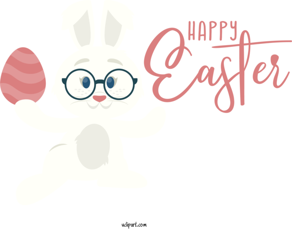 Free Holidays Rabbit Hares Easter Bunny For Easter Clipart Transparent Background