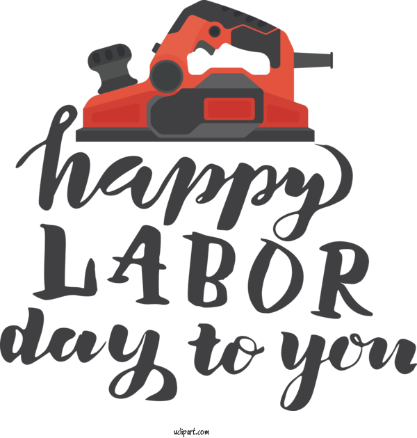 Free Holidays Design Logo Poster For Labor Day Clipart Transparent Background