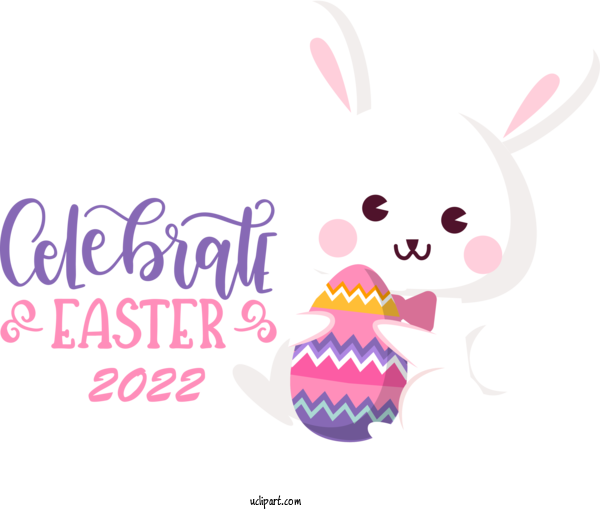 Free Holidays Easter Bunny Easter Egg Rabbit For Easter Clipart Transparent Background
