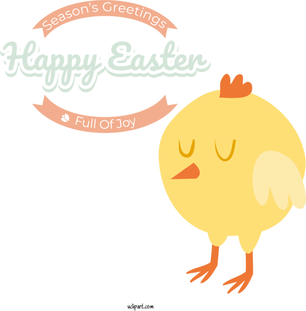 Free Holidays Landfowl Chicken Cartoon For Easter Clipart Transparent Background