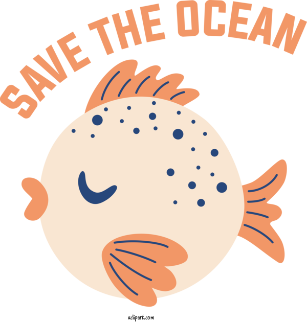Free Nature Cartoon Logo For Ocean Clipart Transparent Background