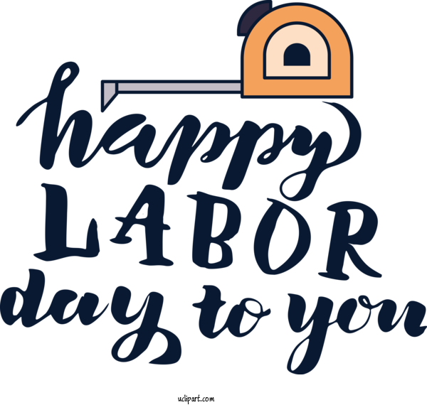 Free Holidays Human Logo Design For Labor Day Clipart Transparent Background