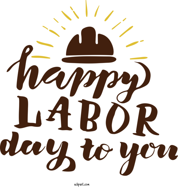 Free Holidays Logo Line Headgear For Labor Day Clipart Transparent Background