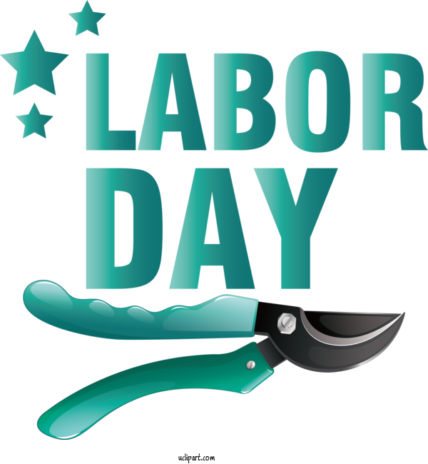 Free Holidays Design Logo Green For Labor Day Clipart Transparent Background