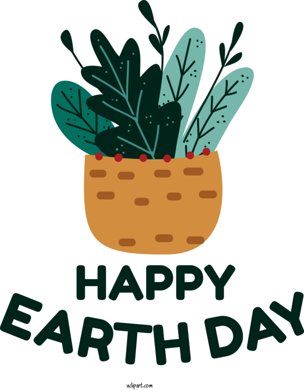 Free Holidays Logo Tree Fruit For Earth Day Clipart Transparent Background