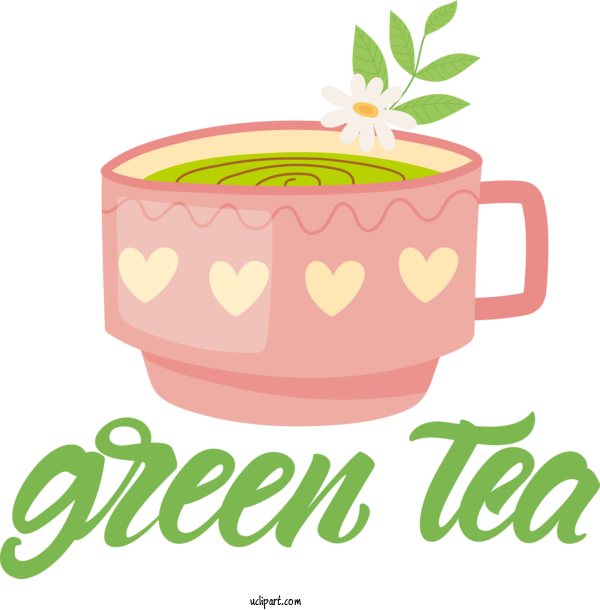 Free Drink Flower Flowerpot Commodity For Tea Clipart Transparent Background