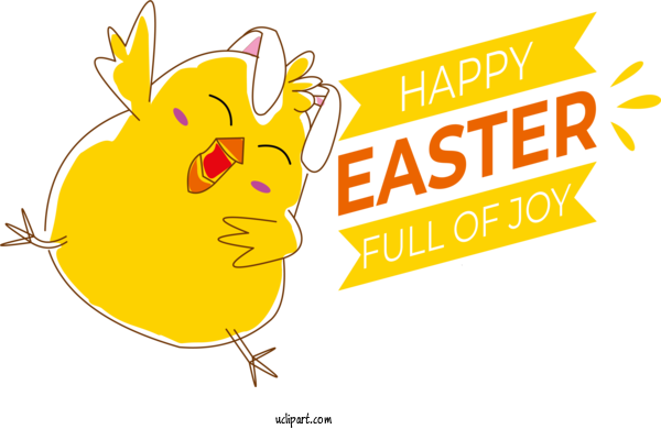 Free Holidays Cartoon Logo Line For Easter Clipart Transparent Background